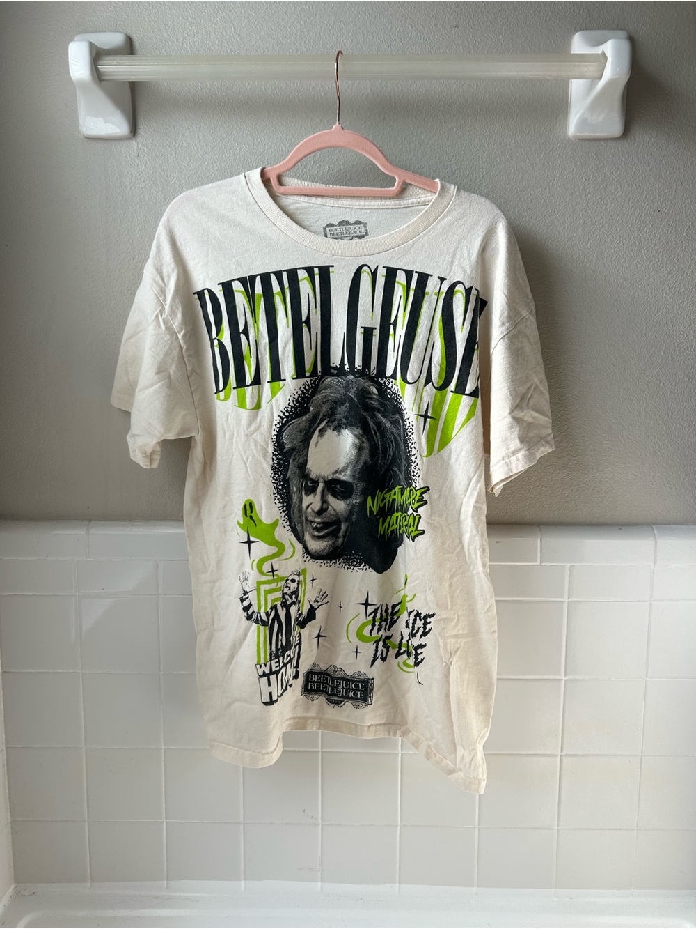 beetlejuice oversized t-shirt